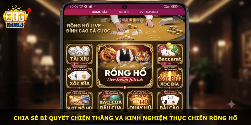 Chia sẻ bí quyết chiến thắng và kinh nghiệm thực chiến Rồng hổ