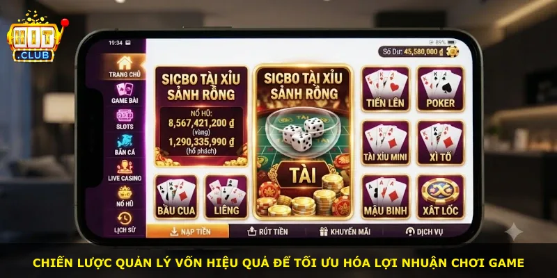 Chiến lược quản lý vốn hiệu quả để tối ưu hóa lợi nhuận chơi game