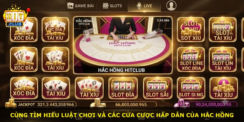 Cùng tìm hiểu luật chơi và các cửa cược hấp dẫn của Hắc Hồng