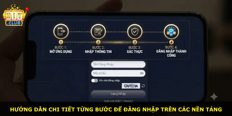 Hướng dẫn chi tiết từng bước để đăng nhập trên các nền tảng