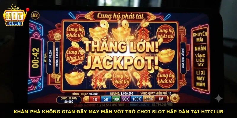 Khám phá không gian đầy may mắn với trò chơi slot hấp dẫn tại Hitclub