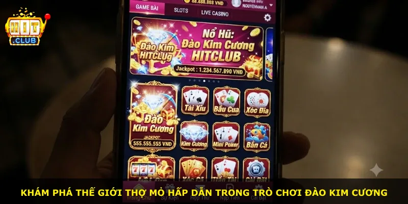 Khám phá thế giới thợ mỏ hấp dẫn trong trò chơi Đào kim cương