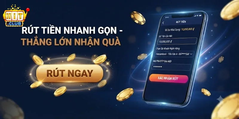 Rút Tiền Hitclub An Toàn, Nhận Tiền Nhanh Chóng Chỉ Với Vài Thao Tác Đơn Giản