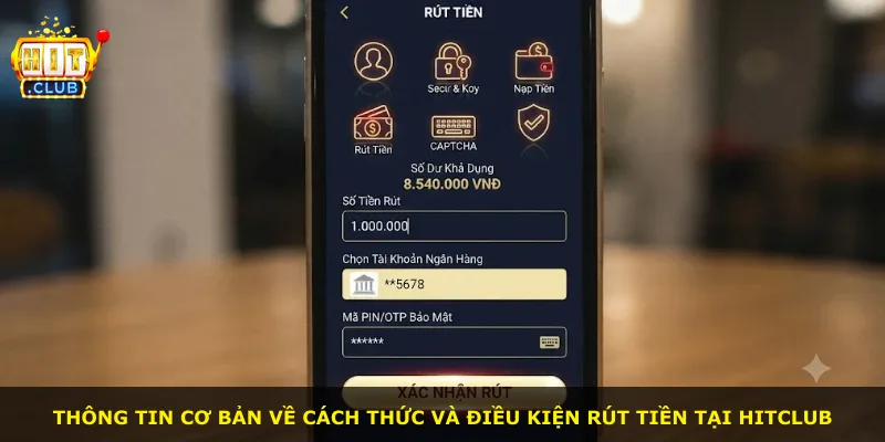 Thông tin cơ bản về cách thức và điều kiện rút tiền tại Hitclub